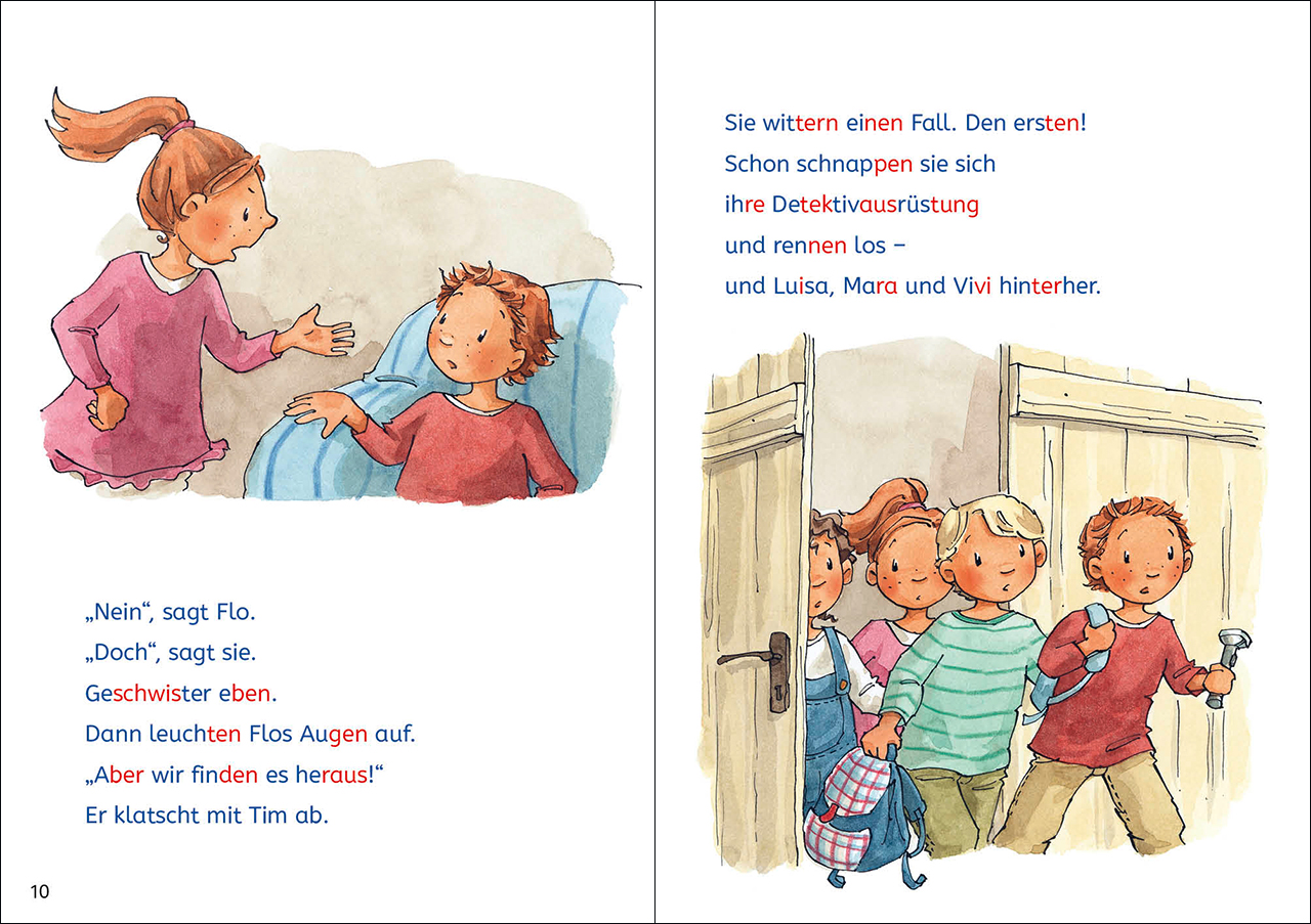 Leselöwen Lesetraining 2. Klasse - Ein Fall für die Mädchenbande 9783743210615_4