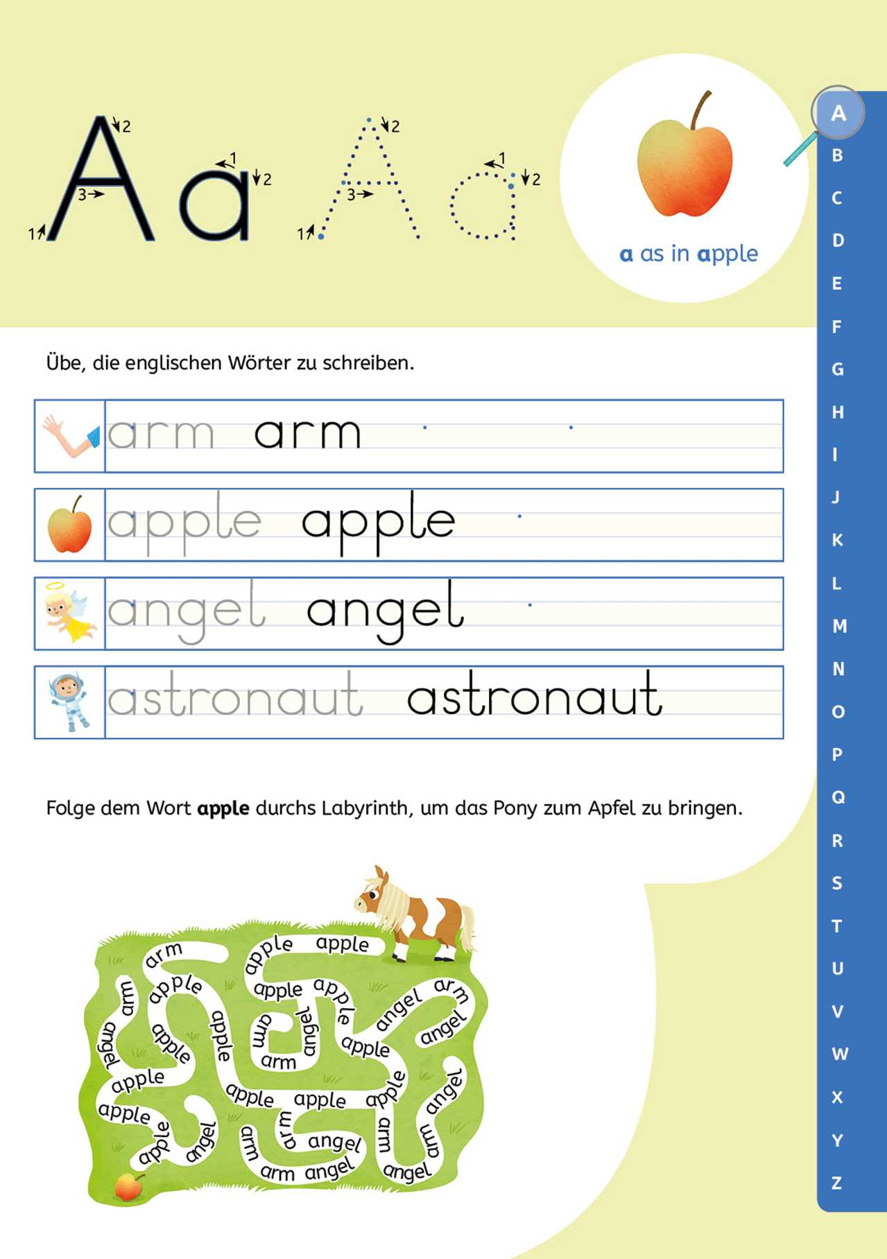 Schreiben lernen mit Spurrillen - Englische Wörter 9783743219731_05 Schreiben lernen mit Spurrillen - Englische Wörter 9783743219731_05