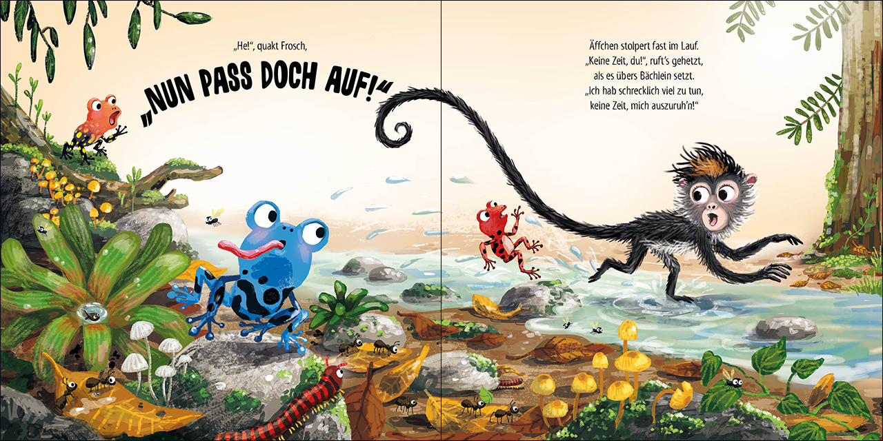 Laaangsam, kleines Äffchen! 9783743211087_2