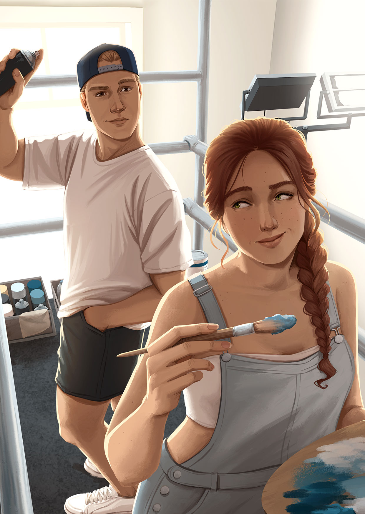 Postkarte Painted Promises; Linkziel: Download Postkarte