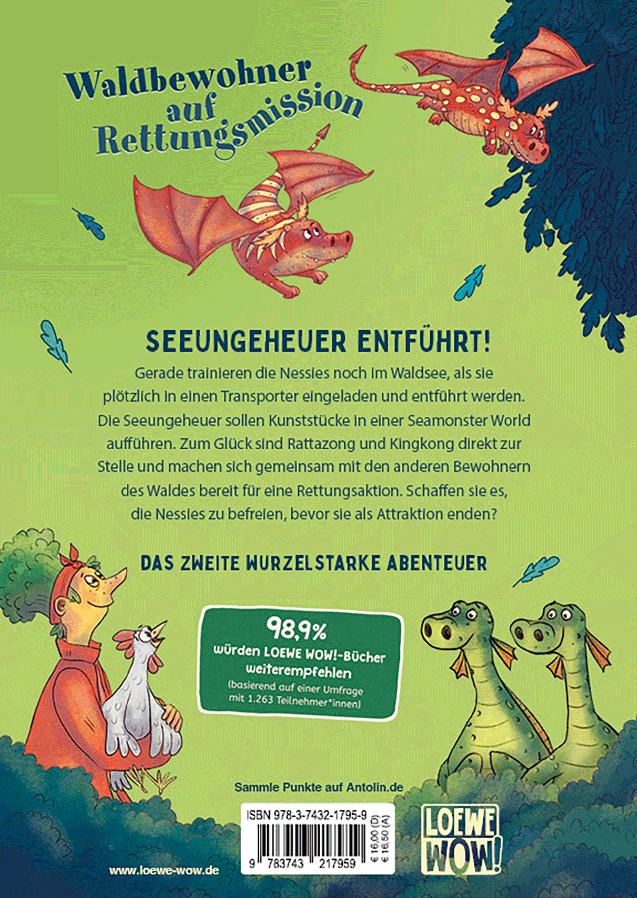 Der Wald lebt! (Band 2) - Rettet die Seeungeheuer! 9783743217959_01