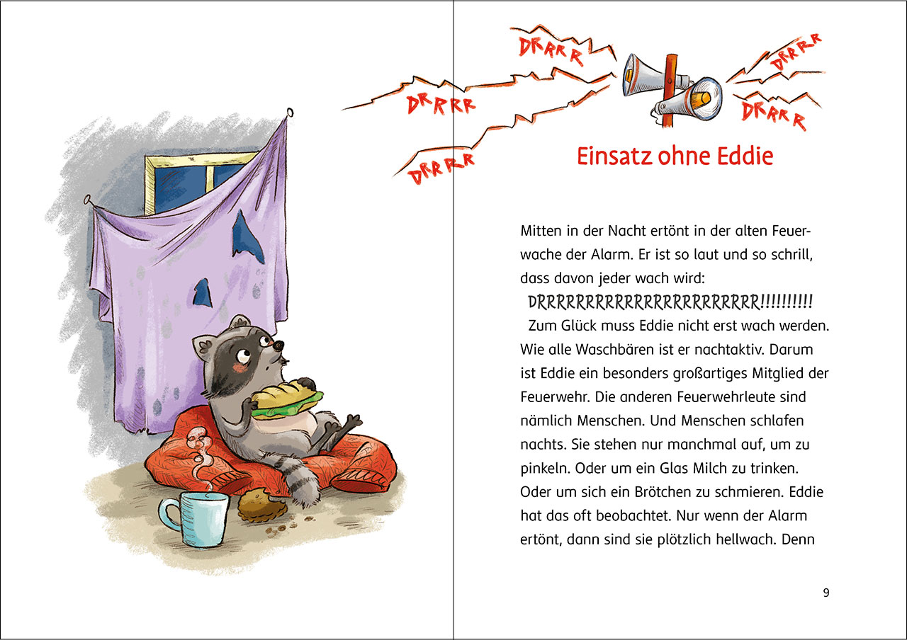 Die Tier-Feuerwehr (Band 1) - Ein Waschbär greift ein 9783743218352_05