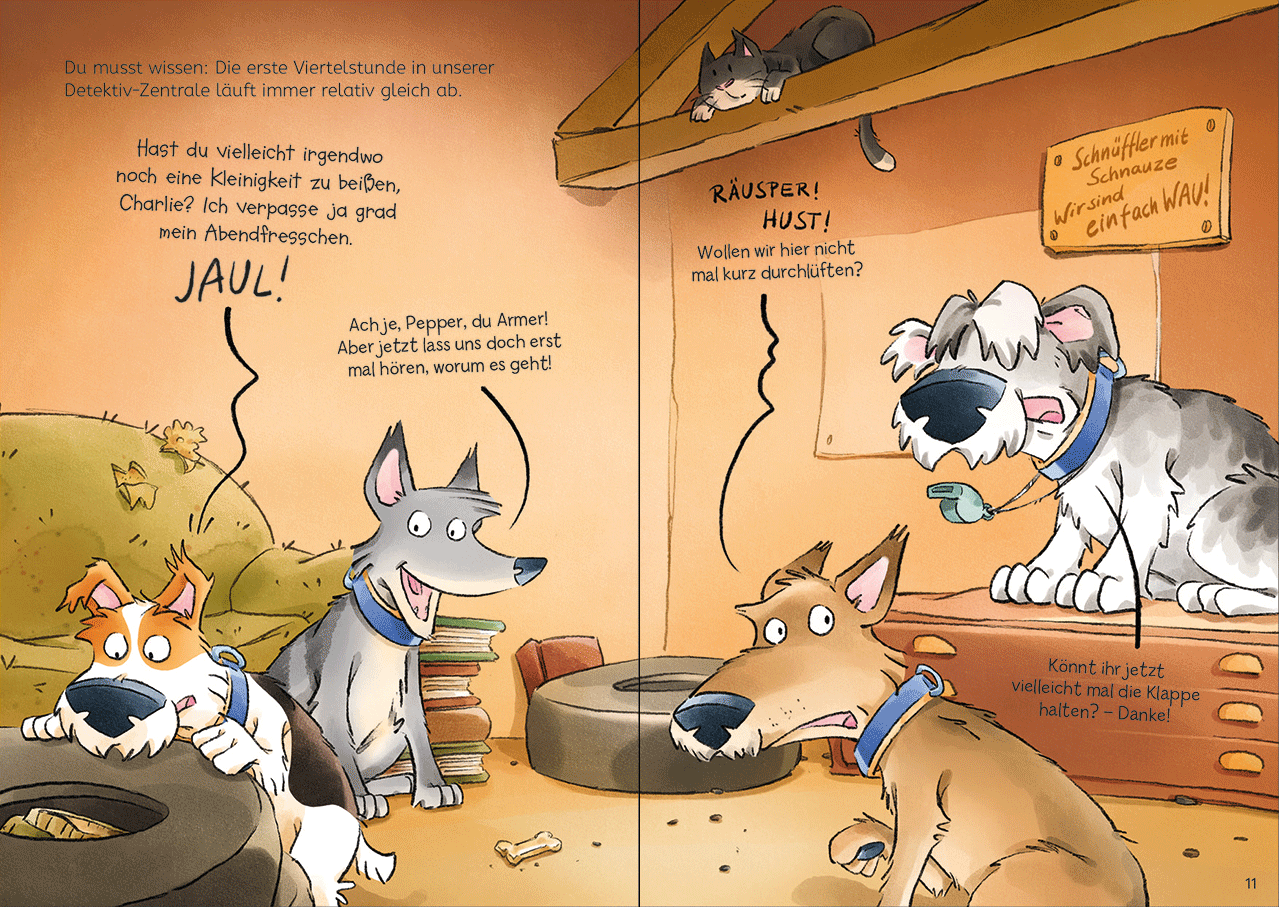 Kommissar Pfote ermittelt (Band 1) - Schnüffler mit Schnauze 9783743221758_12