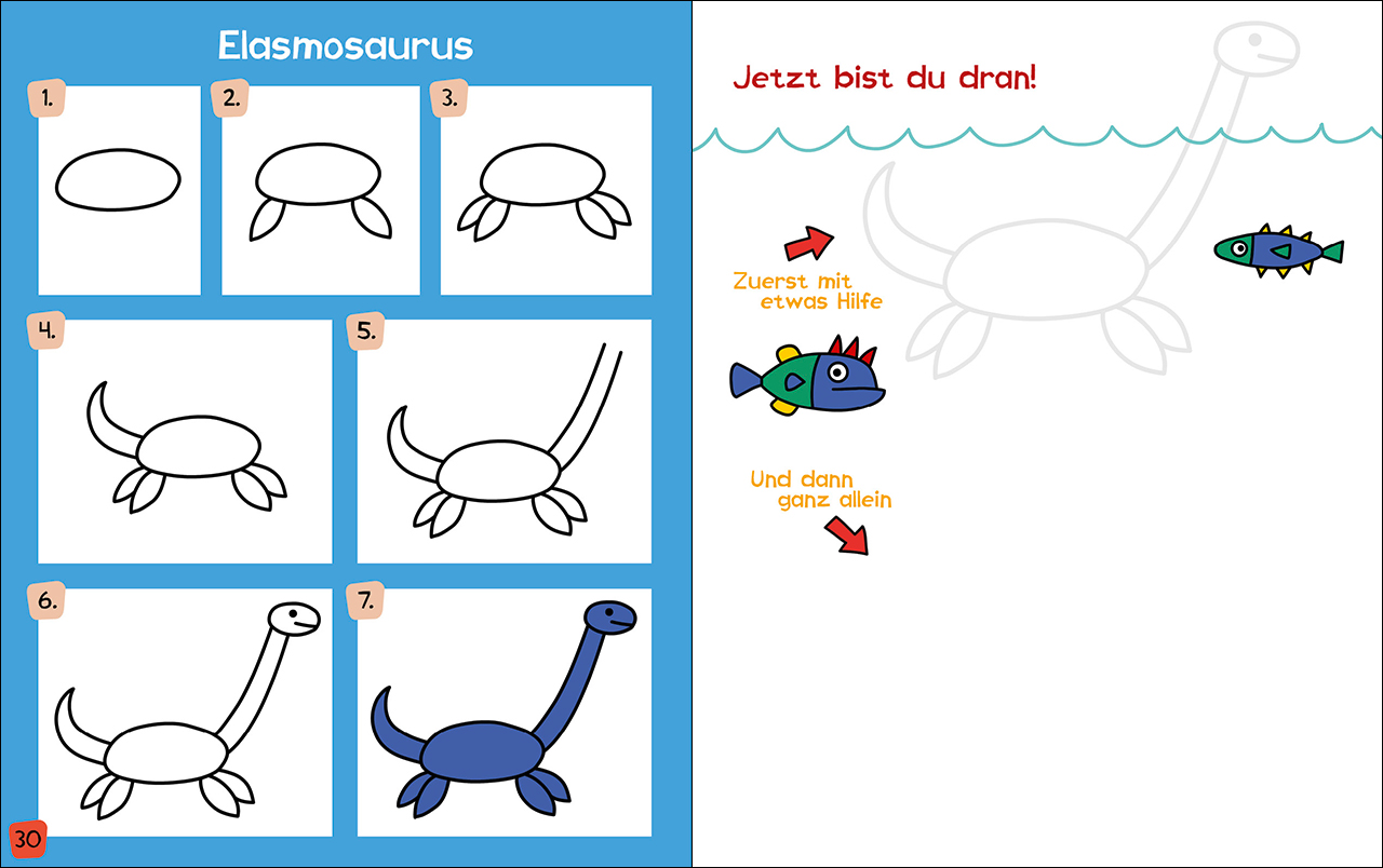 Meine erste Malschule - Dinos 9783743210356_3