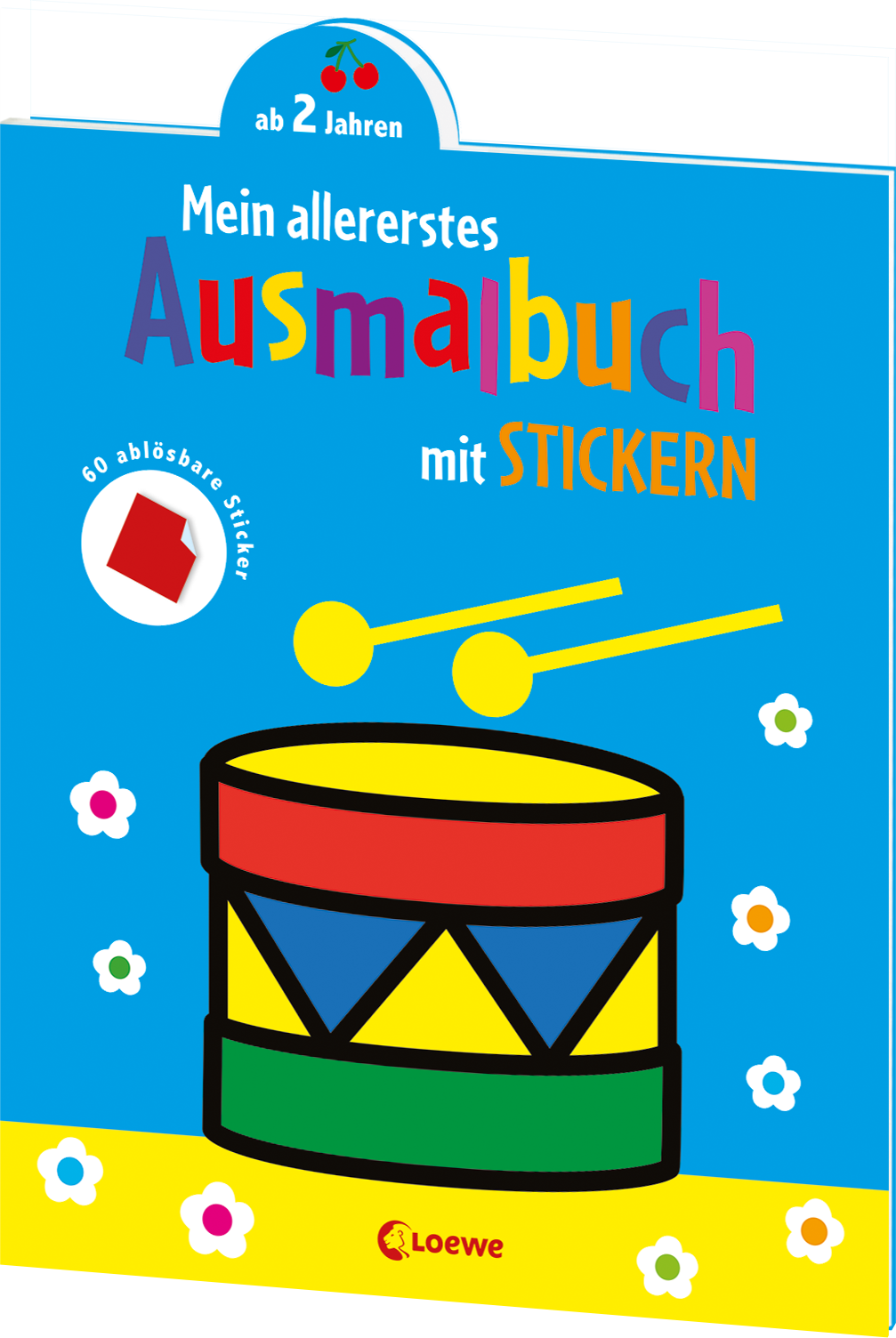 Mein allererstes Ausmalbuch mit Stickern (Trommel) 9783743210264