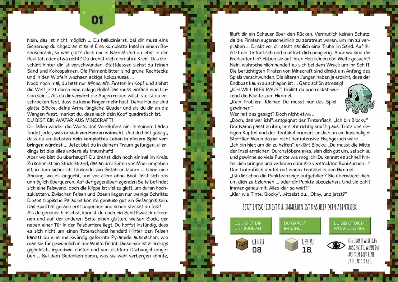 Der Minecraft Code (Band 2) - Gefahr auf der Pixelinsel 9783743219809_05
