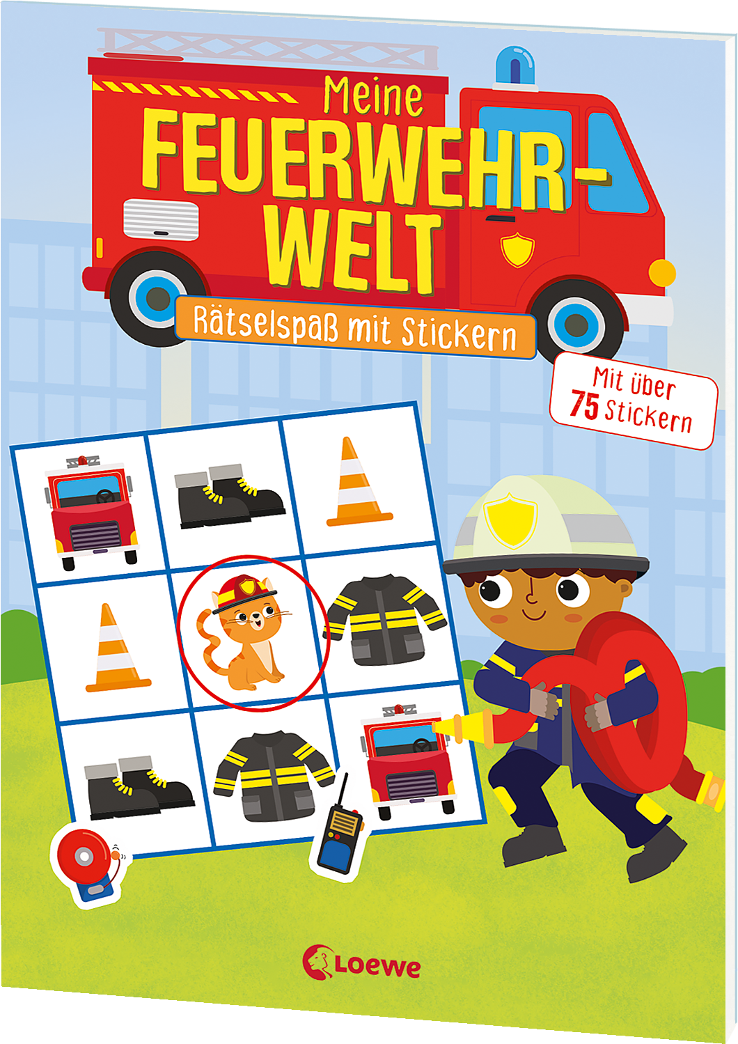 Meine Feuerwehr-Welt - Rätselspaß mit Stickern 9783743225671