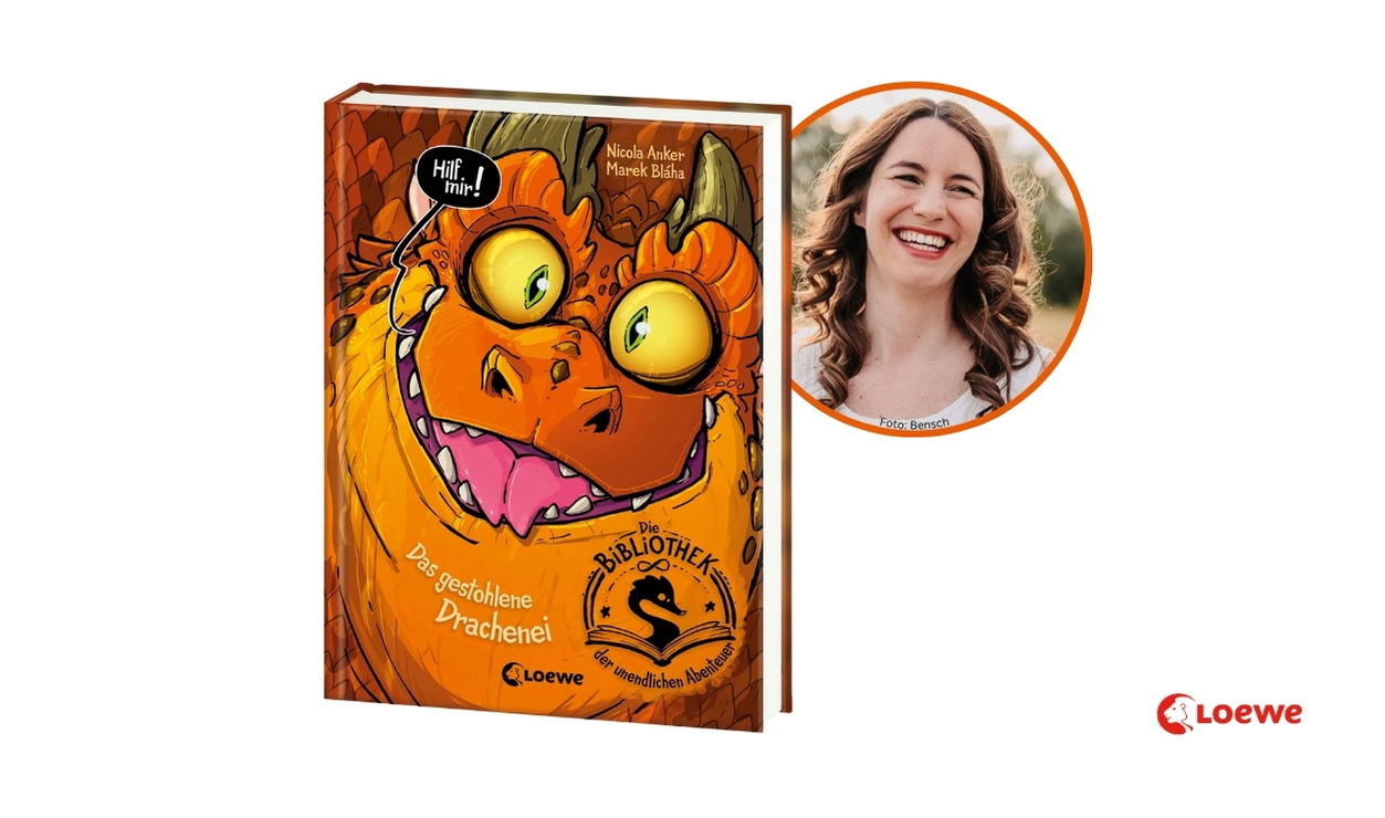 FBM 2026: Nicola Anker präsentiert "Die Bibliothek der unendlichen Abenteuer (Band 1) – Das gestohlene Drachenei" Image