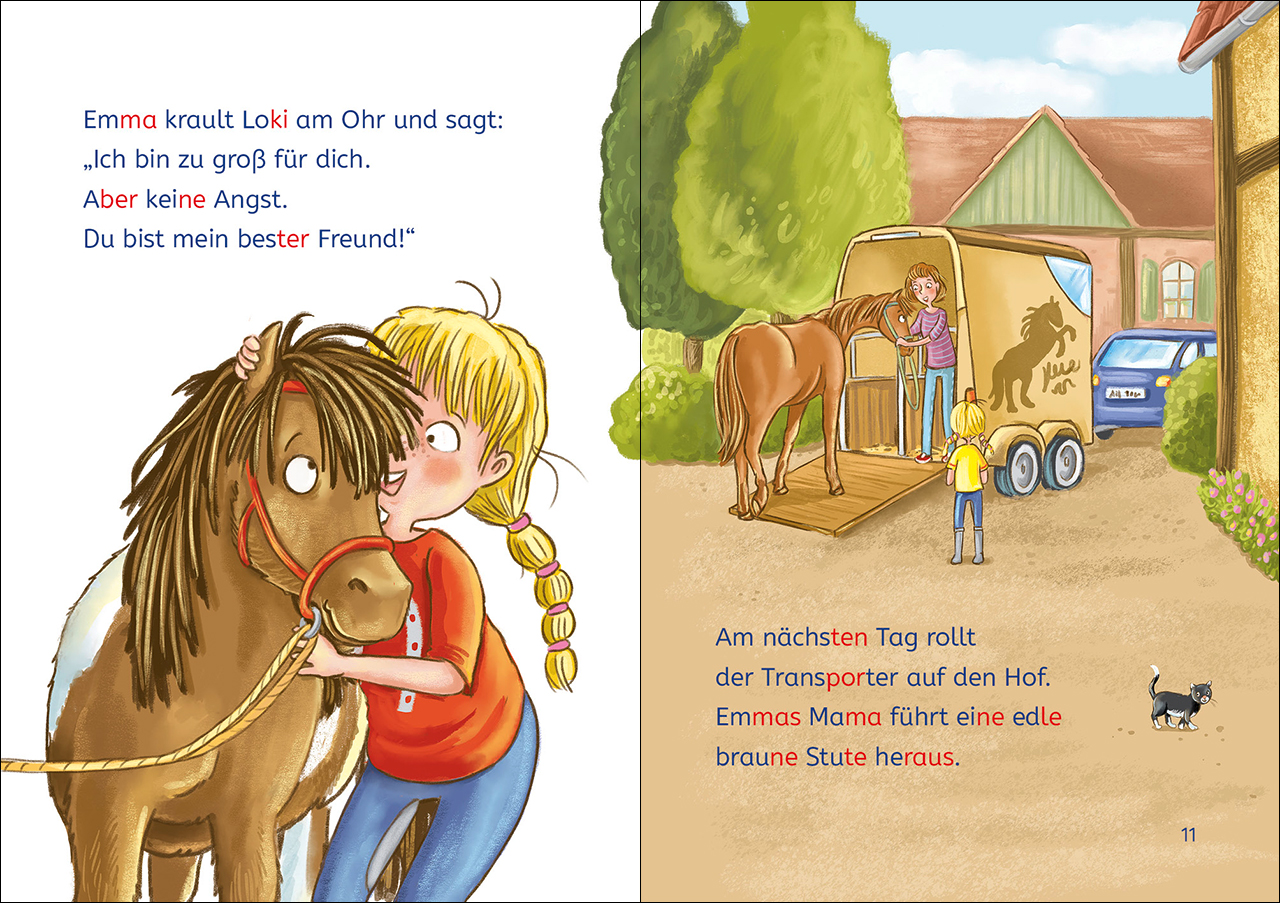 Leselöwen 1. Klasse - Eine ponystarke Freundschaft 9783743214354_3