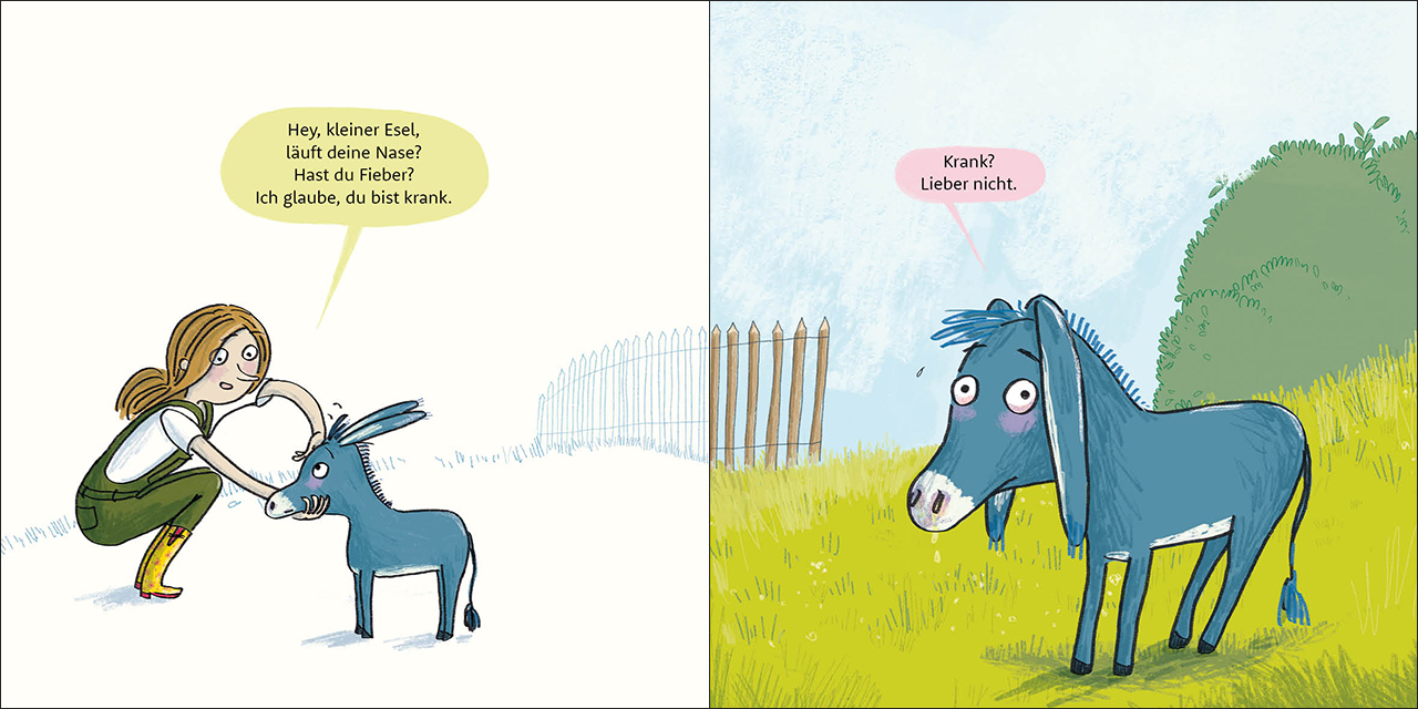 Little Donkey No-Never-Ever - Being Sick 9783743210103_3