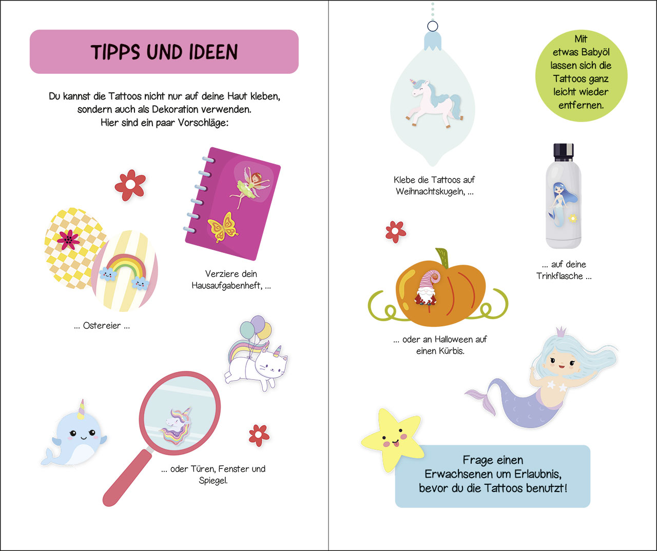 Meine schönsten Kindertattoos - Einfach magisch! 9783743220294_05
