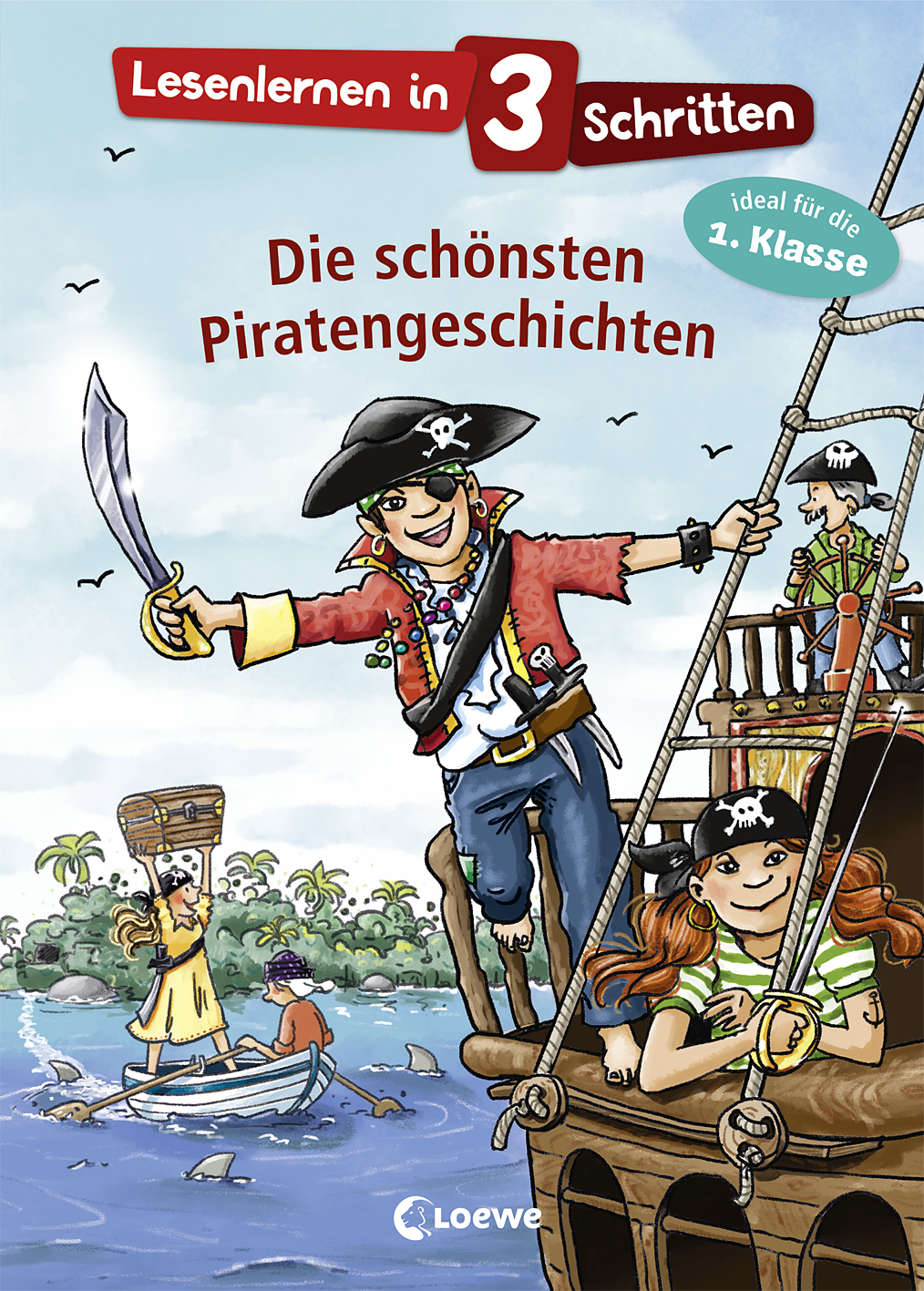 Lesenlernen in 3 Schritten - Die schönsten Piratengeschichten 9783785588680
