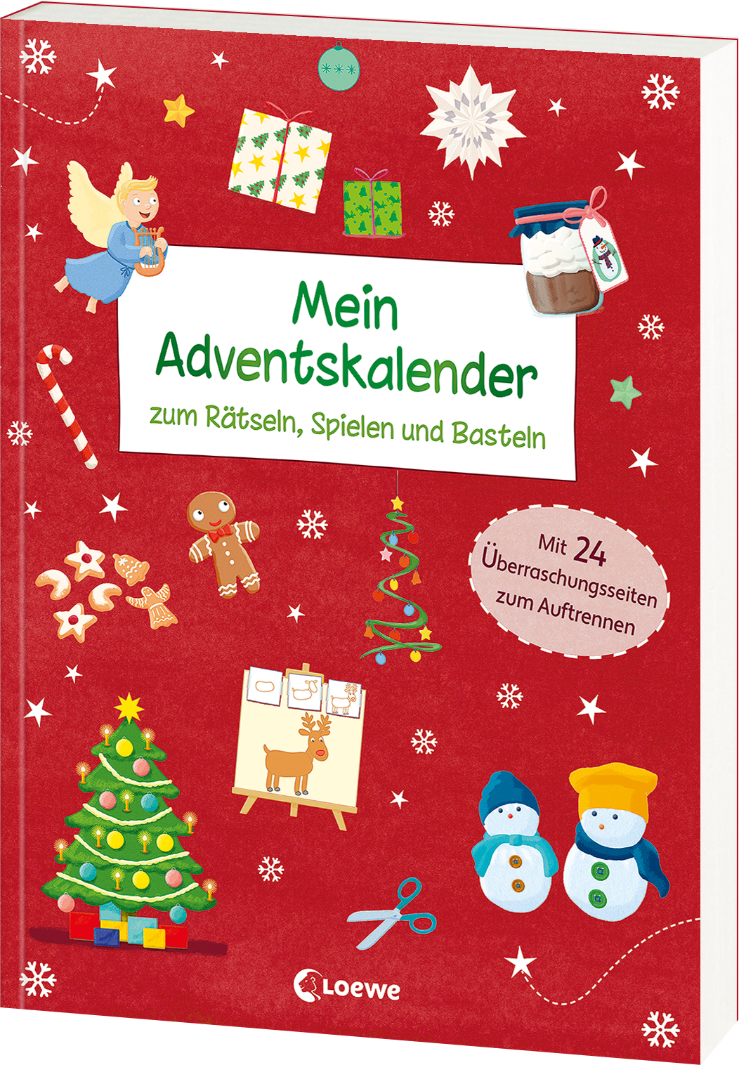 Mein Adventskalender zum Rätseln, Spielen und Basteln 9783743210035