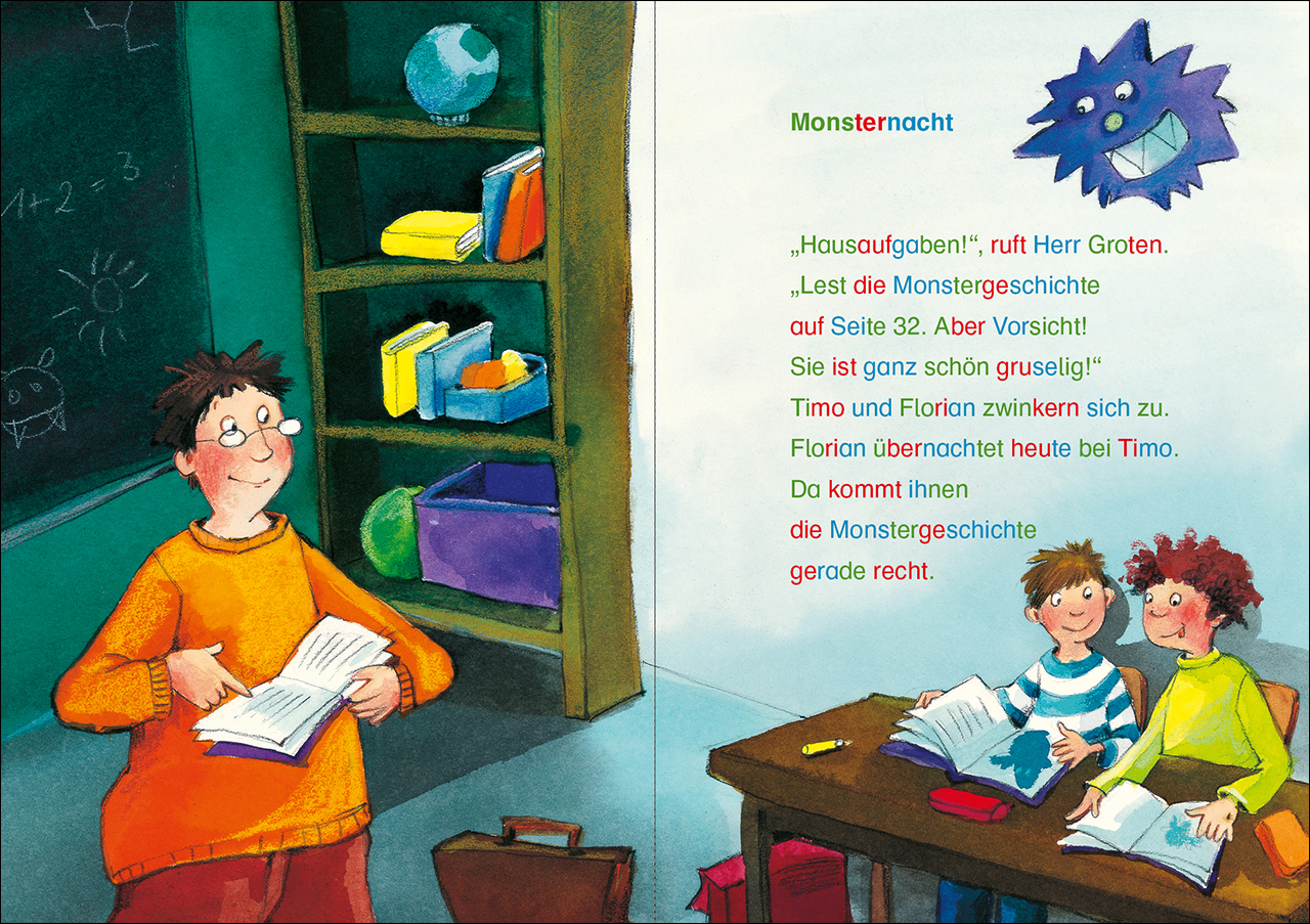Syllable Stories for Learning to Read - School Stories 9783743209145_2