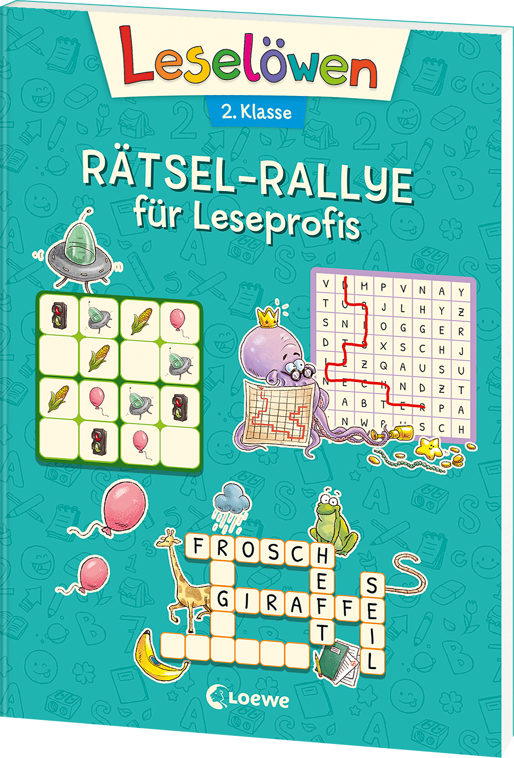 Leselöwen Rätsel-Rallye für Leseprofis - 2. Klasse (Türkis) 9783743209633
