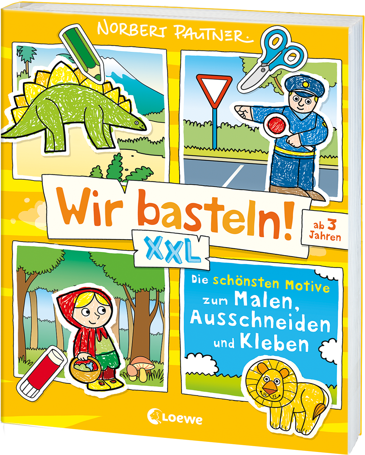 Wir basteln! XXL - Die schönsten Motive zum Malen, Ausschneiden und Kleben (gelb) 9783743215610 Wir basteln! XXL - Die schönsten Motive zum Malen, Ausschneiden und Kleben (gelb) 9783743215610