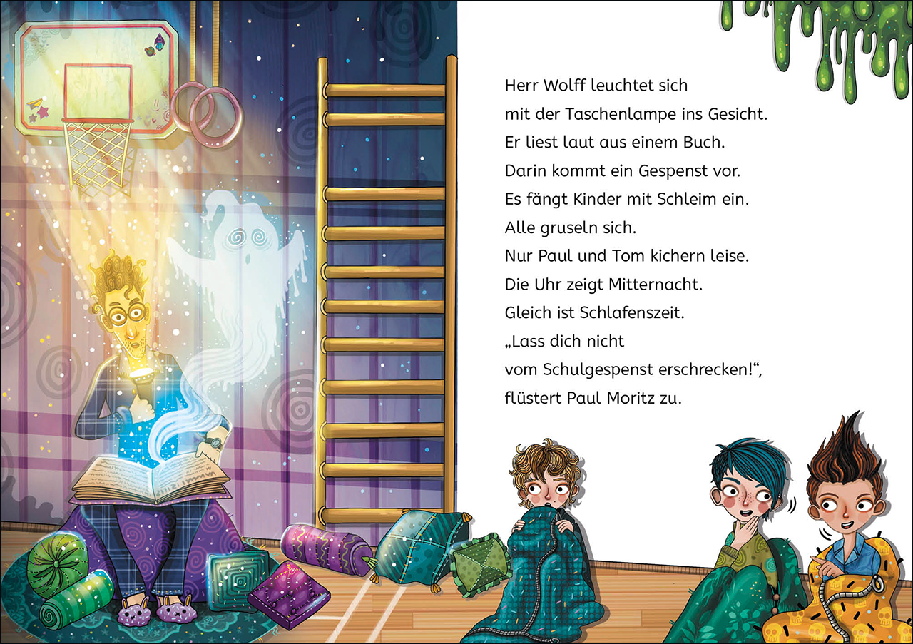 Leselöwen 2. Klasse - Schleim-Alarm im Schulkeller 9783743210561_3