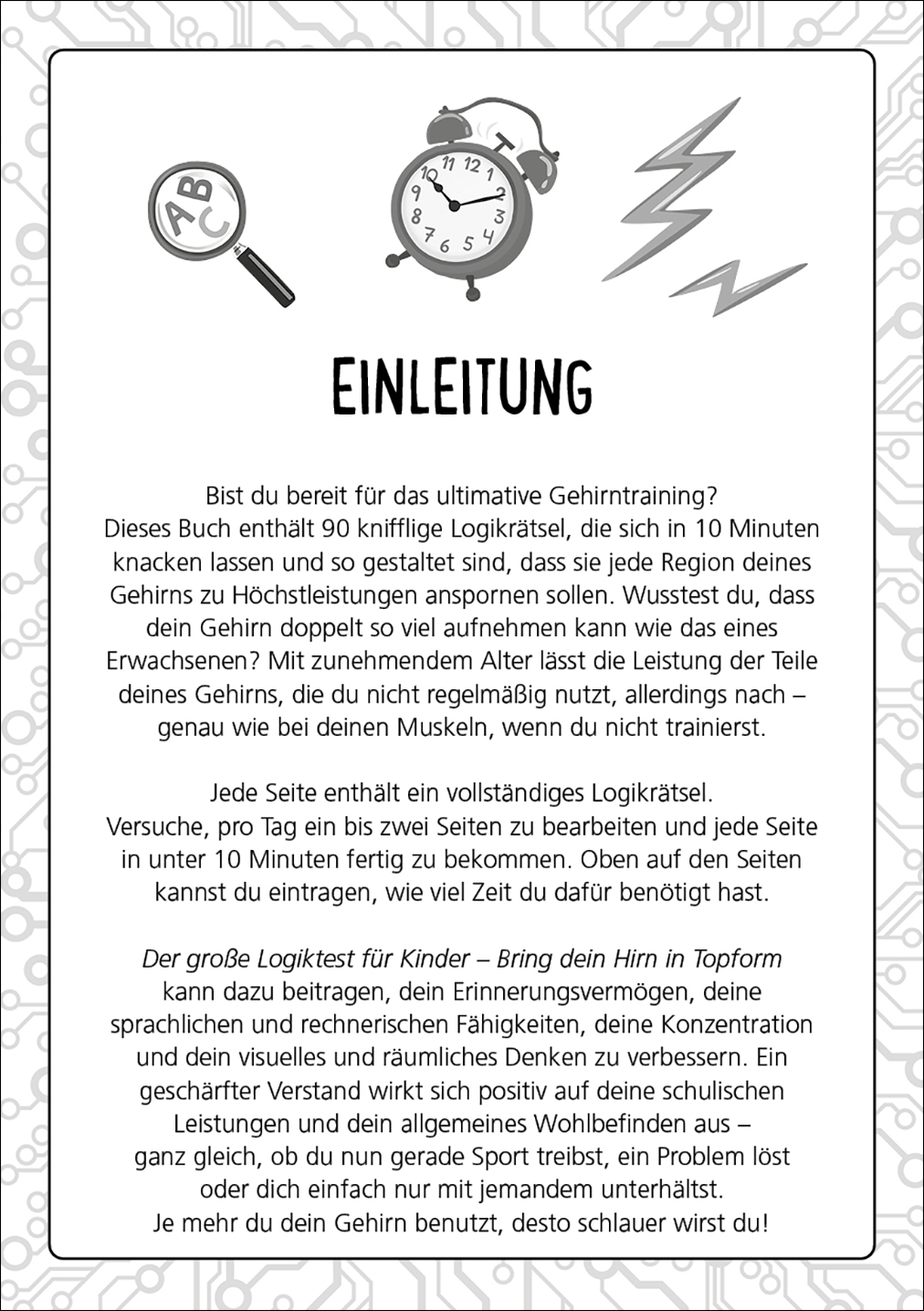 Der große Logiktest für Kinder - Bring dein Hirn in Topform! 9783743208698_1