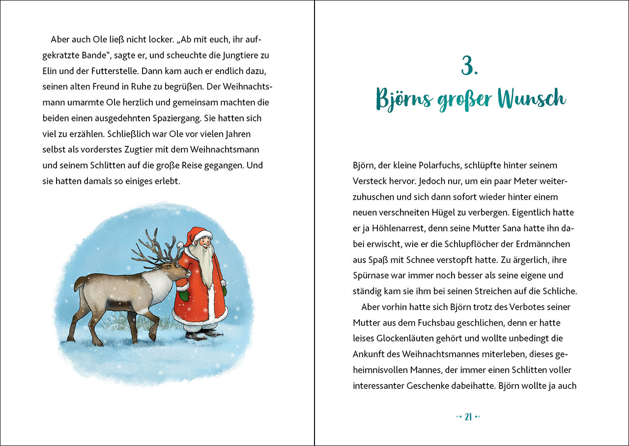 Glöckchen, das Weihnachtspony (Band 3) - Die Magie des Nordlichts 9783743204881_2