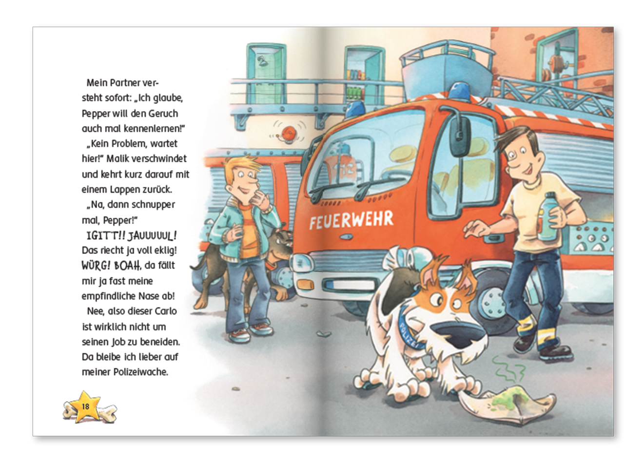 Kommissar Pfote Innenseite Band 8; Linkziel: Titeldetailseite Band 8