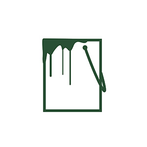 Naturkind; Farbeimer grün weißer Farbeimer