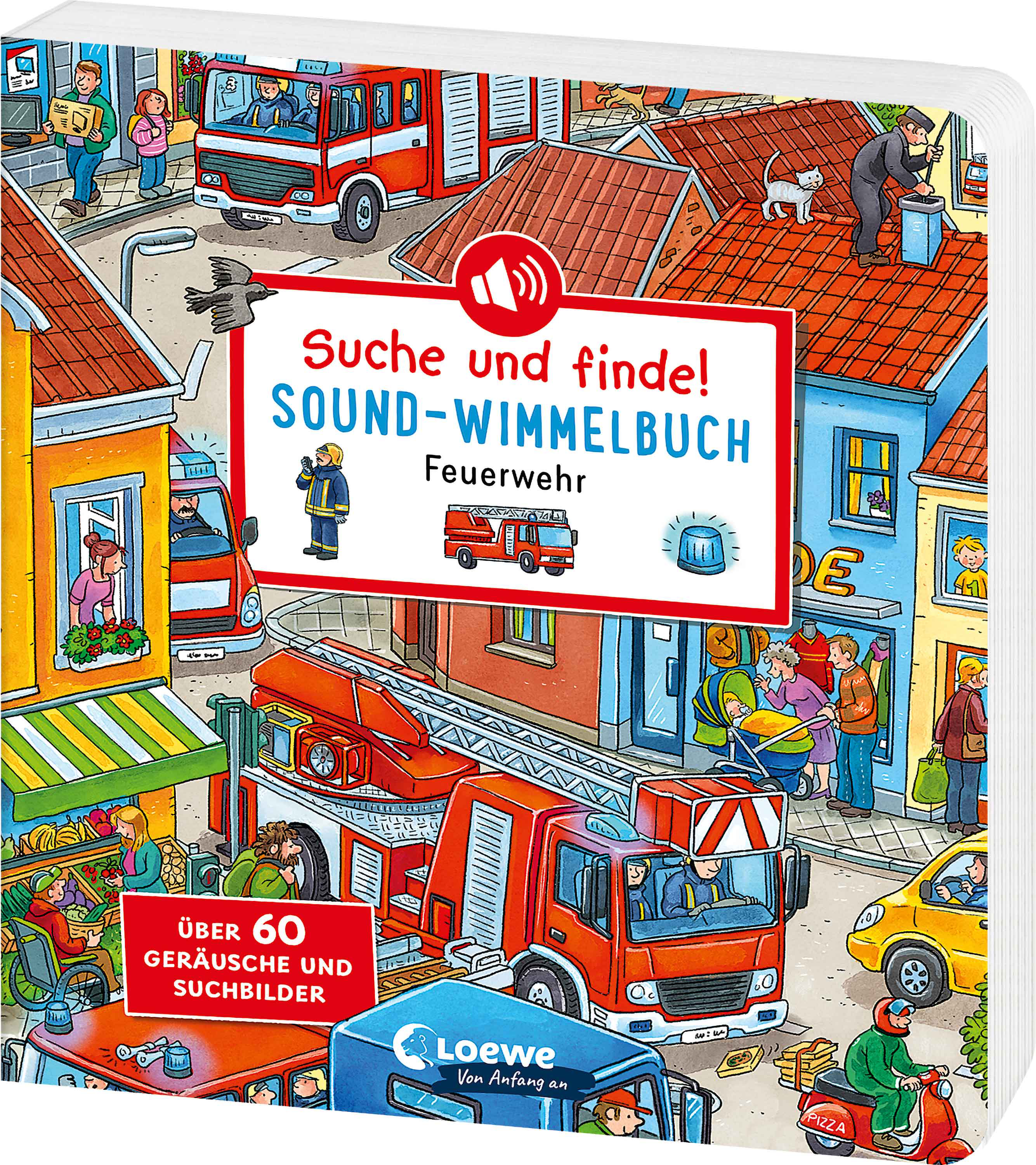 Suche und finde! Sound-Wimmelbuch - Feuerwehr 9783743222632