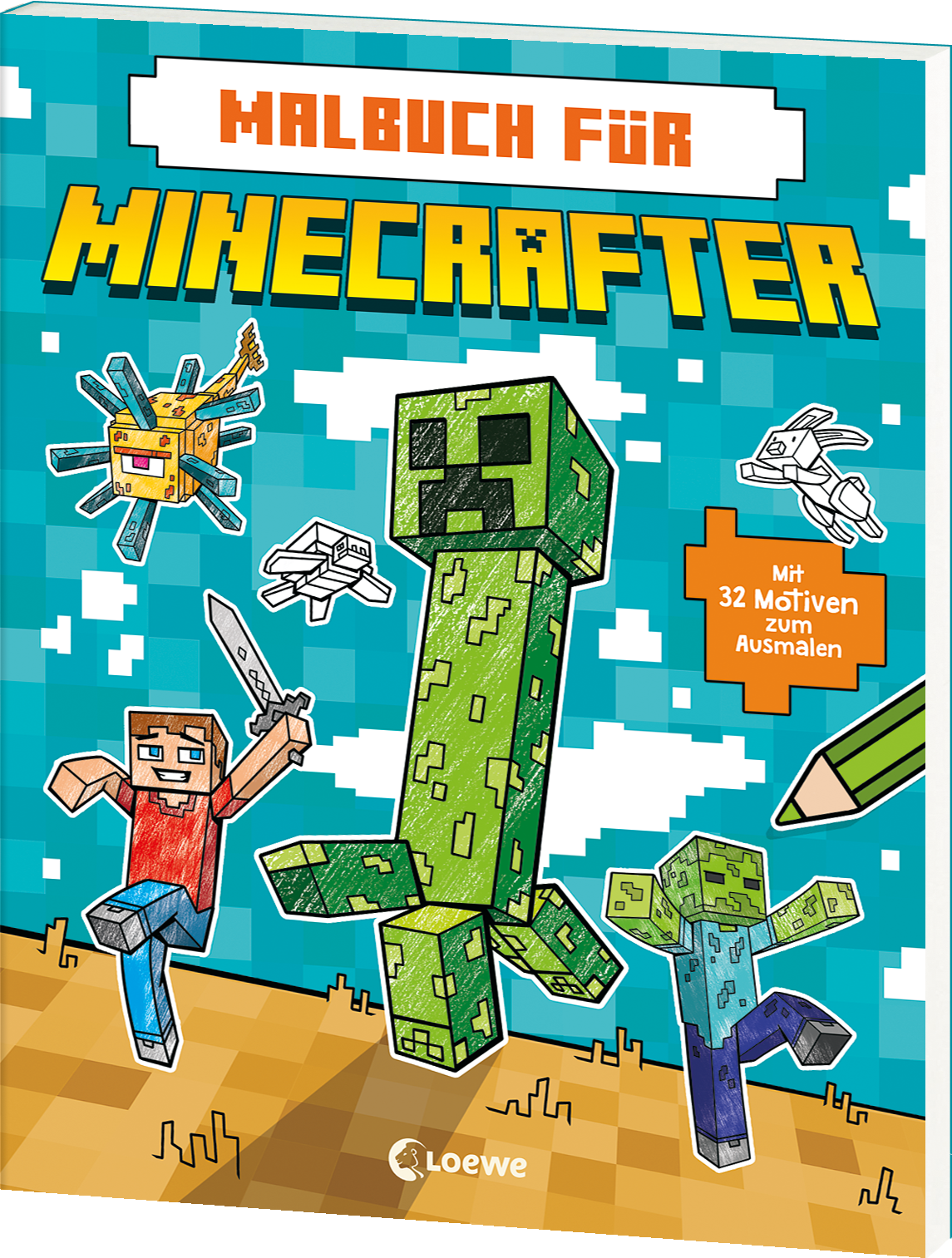 Malbuch für Minecrafter