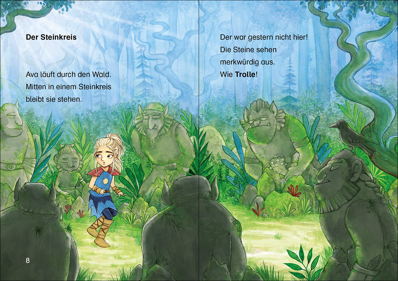 Leselöwen 1. Klasse - Ava und das Geheimnis des Zauberwalds 9783743207745_1
