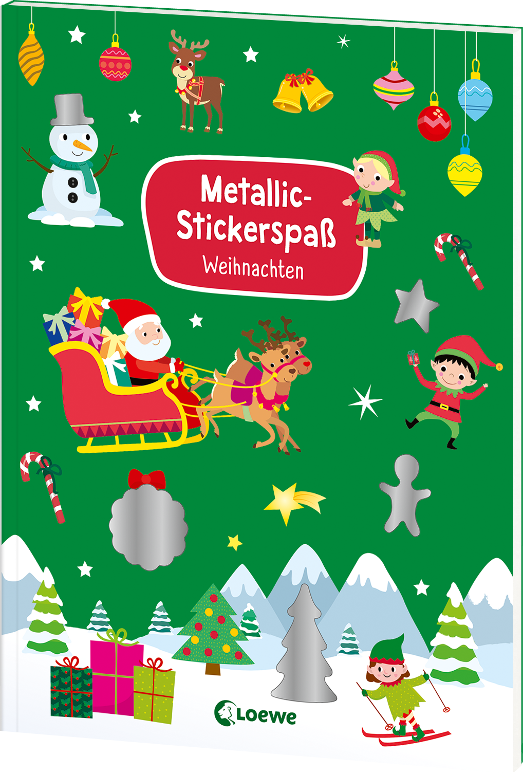 Metallic-Stickerspaß - Weihnachten 9783743223646