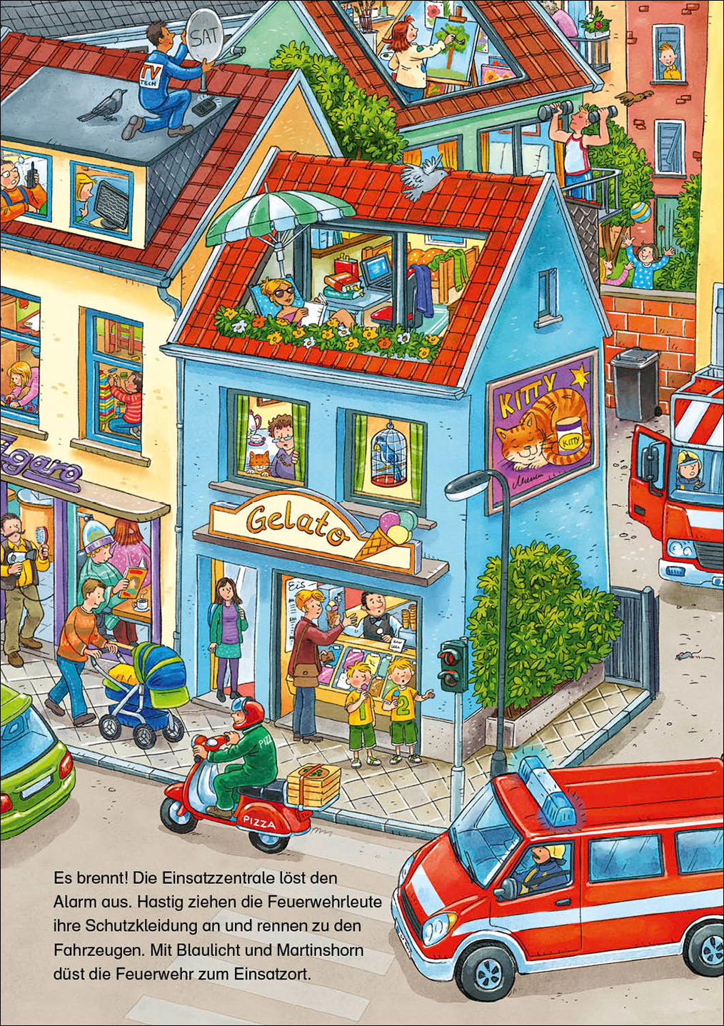 Wo ist das kleine Feuerwehrauto? 9783743210714_3