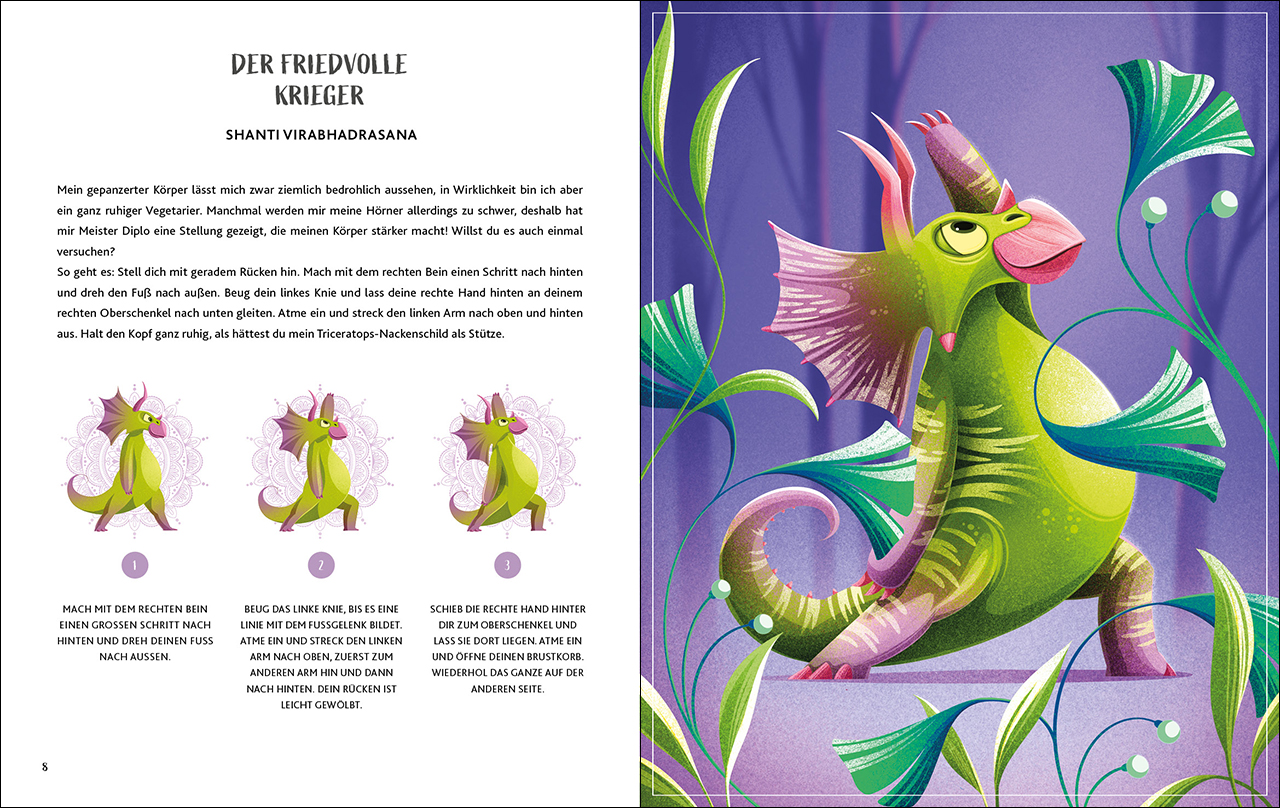 Kinder-Yoga für kleine Dinos 9783743212909_2