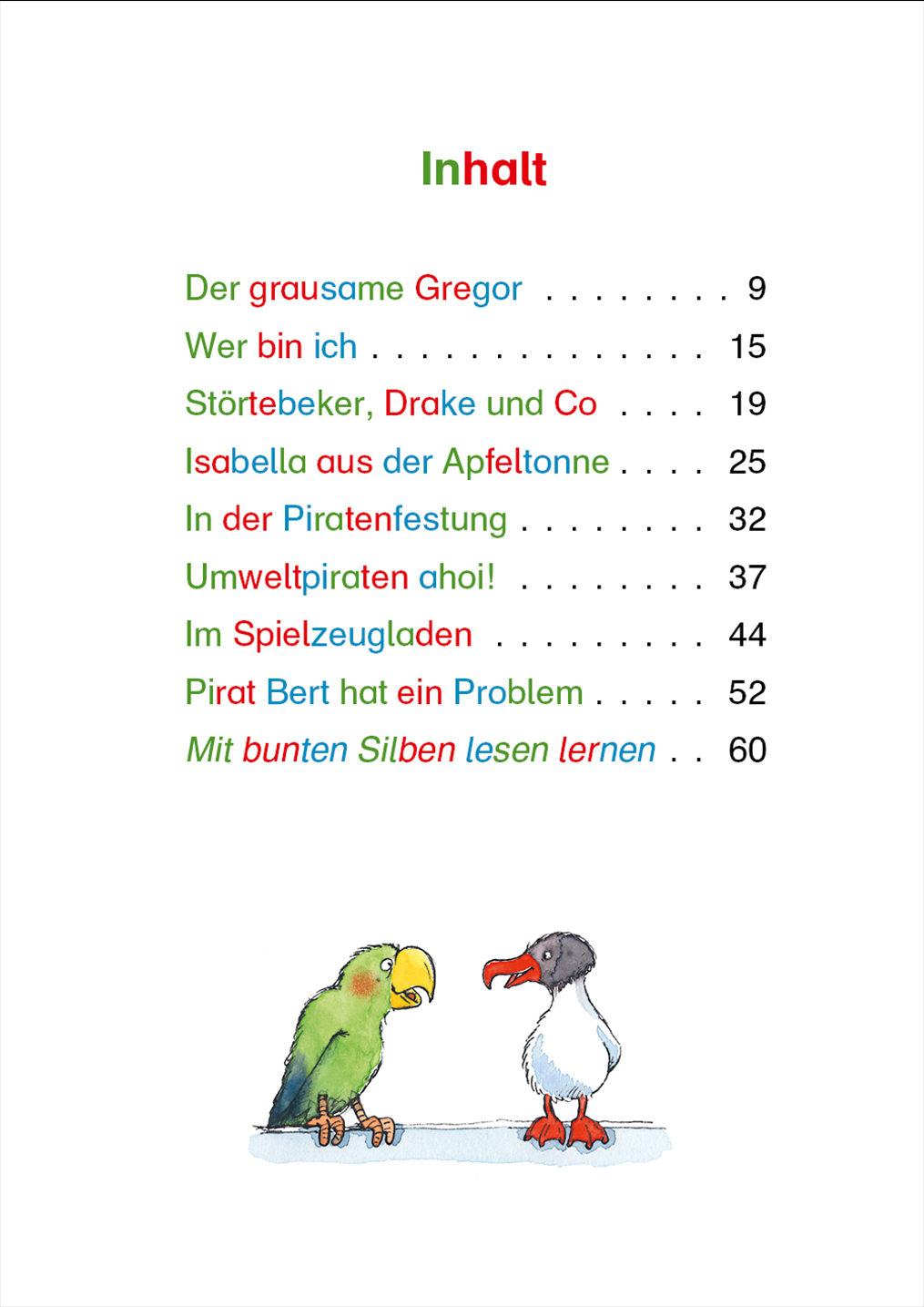 Silbengeschichten zum Lesenlernen - Piratengeschichten 9783743209152_1