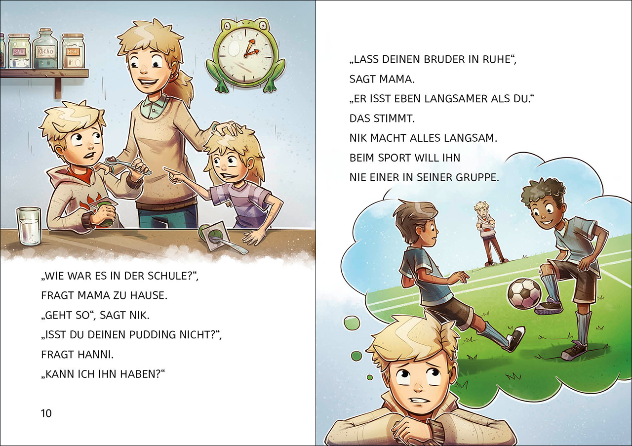 Leselöwen 2. Klasse - Die Magie des Tierwandlers (Großbuchstabenausgabe) 9783743210707_2
