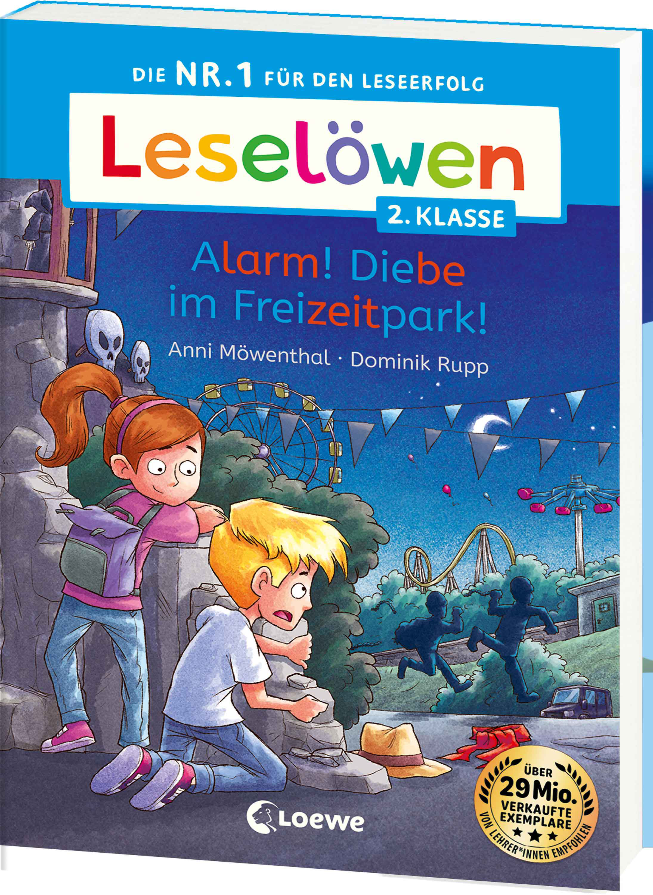 Leselöwen 2. Klasse - Alarm! Diebe im Freizeitpark! 9783743224650