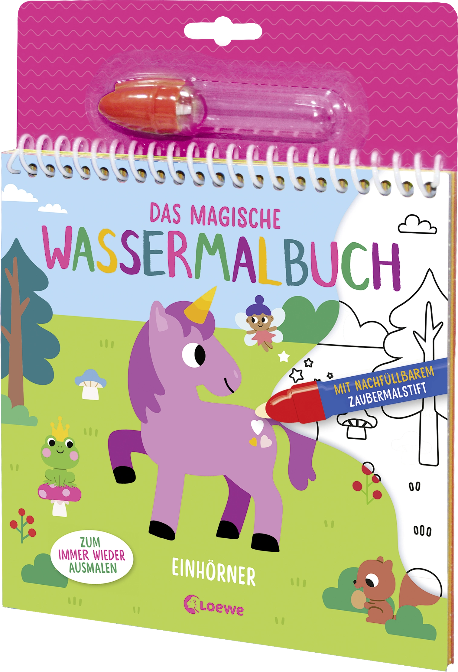 Das magische Wassermalbuch - Einhörner