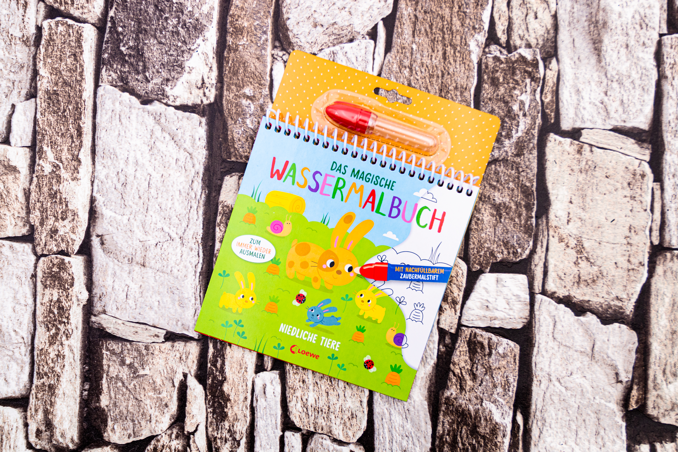 Das magische Wassermalbuch - Niedliche Tiere 9783743214729_1