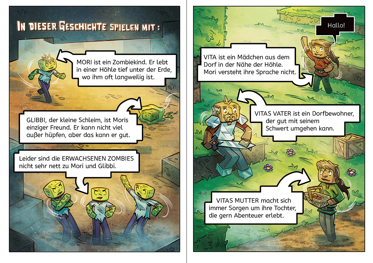 Leselöwen Comics 2. Klasse - Gefahr in der Oberwelt 9783743218925_10