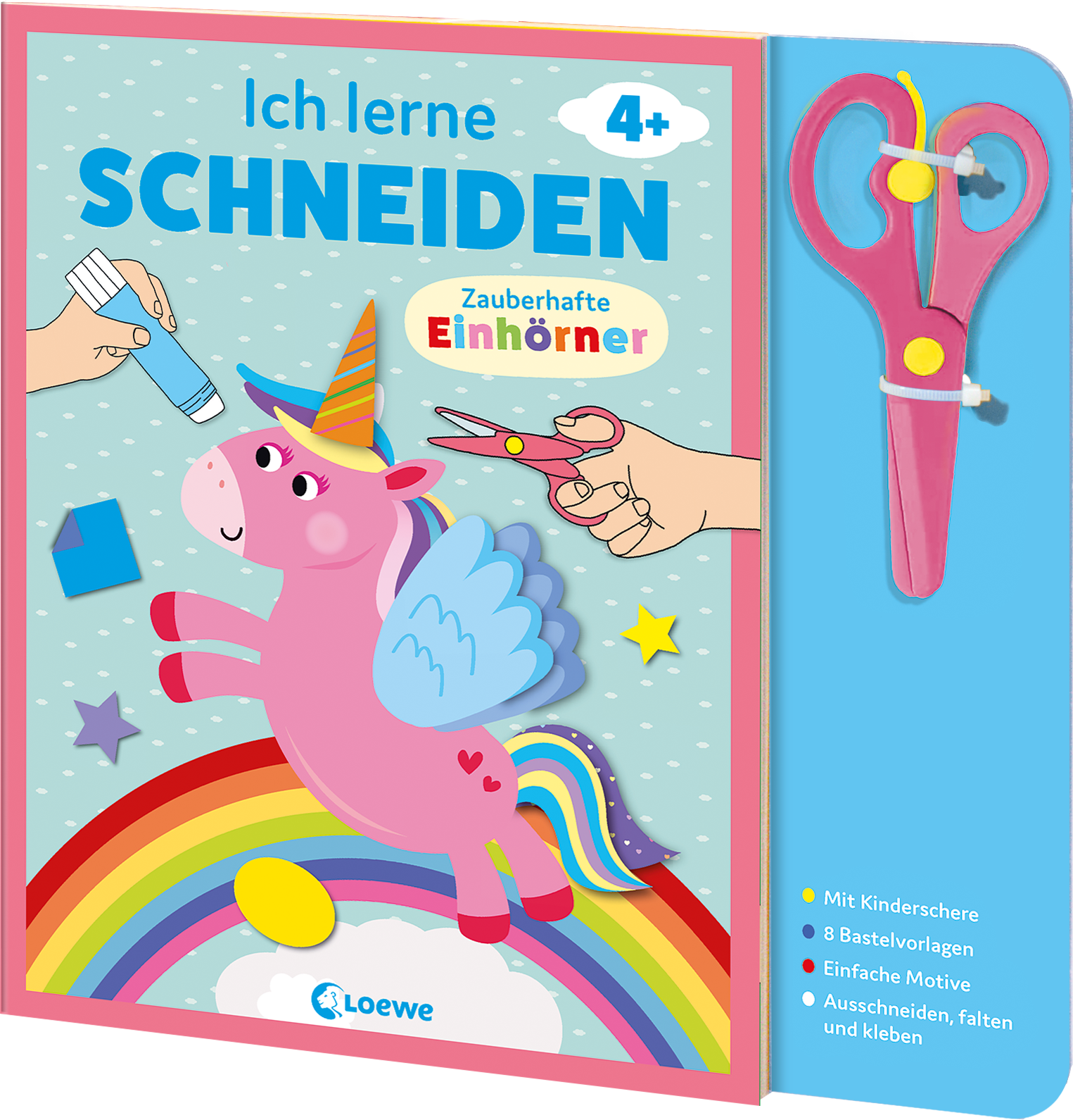 Ich lerne schneiden - Zauberhafte Einhörner 9783743219175