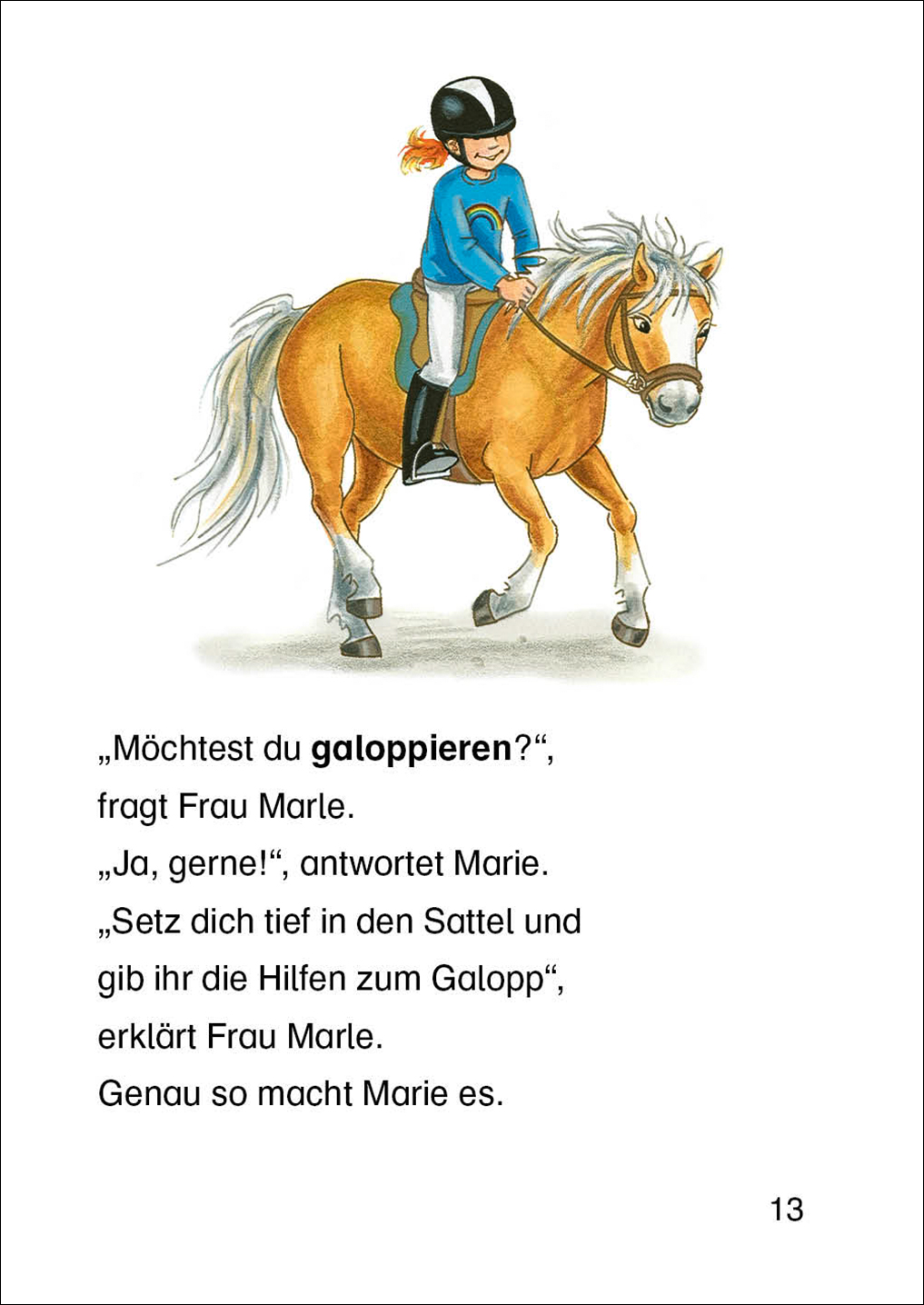 Leselöwen 2. Klasse - Der erste Ausritt auf Ponyhof Apfelblüte 9783743209763_2