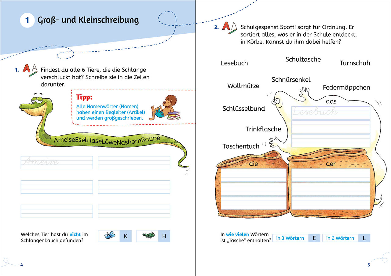Leselöwen Lernhilfen - Rechtschreibung üben - 2. Klasse 9783743215818_5 Leselöwen Lernhilfen - Rechtschreibung üben - 2. Klasse 9783743215818_5