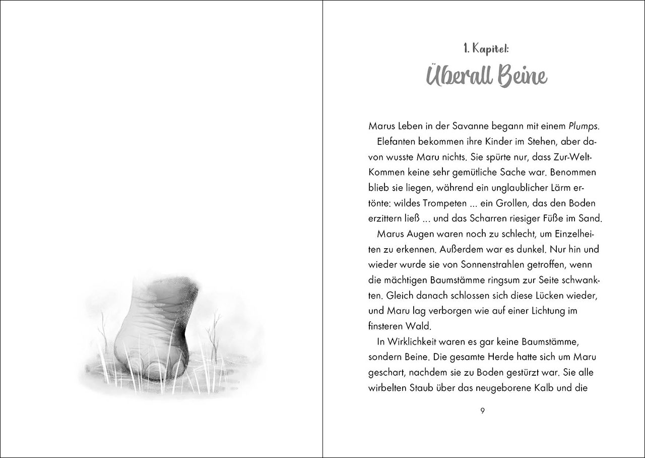 Das geheime Leben der Tiere (Savanne) - Maru - Die Reise der Elefanten 9783743211599_1 Das geheime Leben der Tiere (Savanne) - Maru - Die Reise der Elefanten 9783743211599_1