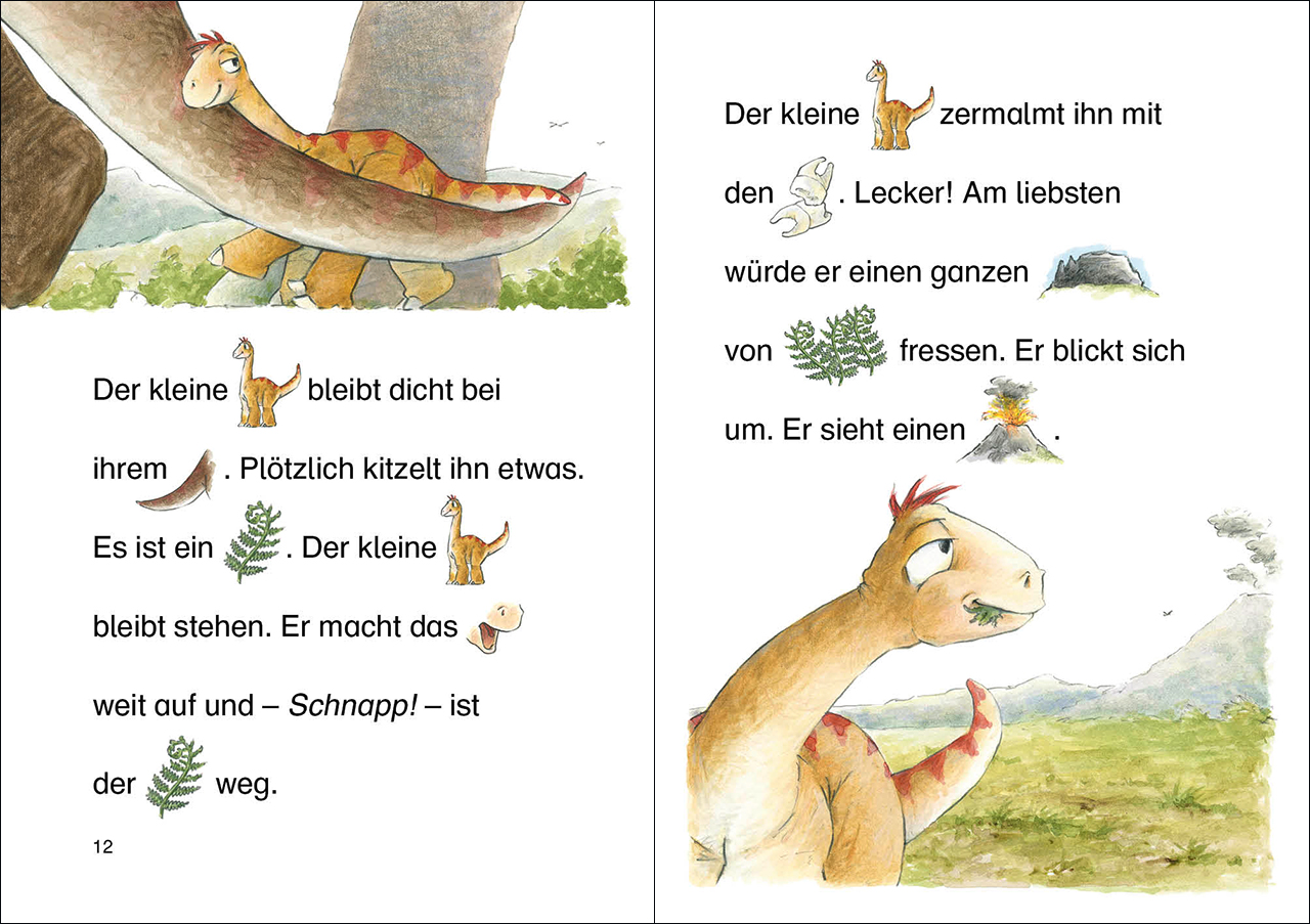 Lesenlernen in 3 Schritten - Die schönsten Dinogeschichten 9783743212930_2