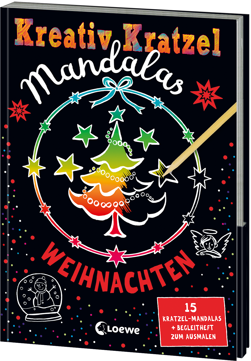 Creative Scratching Mandala - Christmas 9783743200739