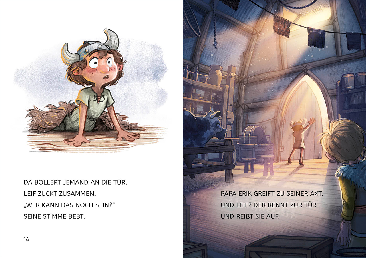 Leselöwen 1. Klasse - Der mutigste Wikinger der Welt (Großbuchstabenausgabe) 9783743212947_4 Leselöwen 1. Klasse - Der mutigste Wikinger der Welt (Großbuchstabenausgabe) 9783743212947_4