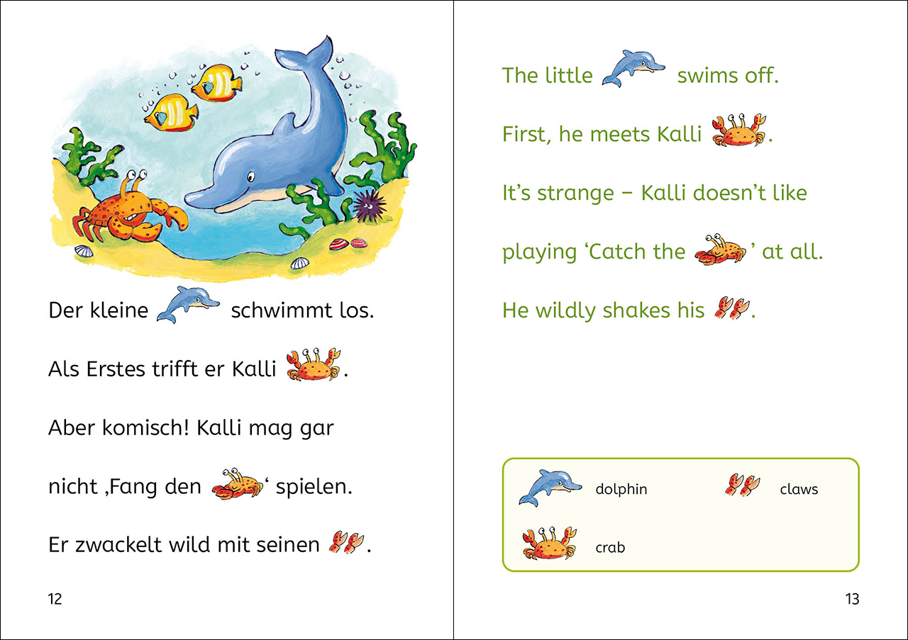 Bildermaus - Mit Bildern Englisch lernen - Delfingeschichten - Dolphin Stories 9783743212541_3