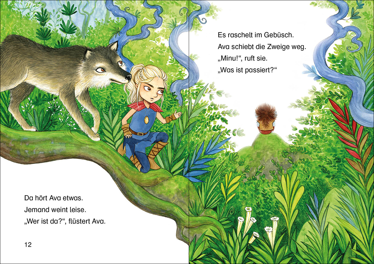 Leselöwen 1. Klasse - Ava und das Geheimnis des Zauberwalds 9783743207745_3
