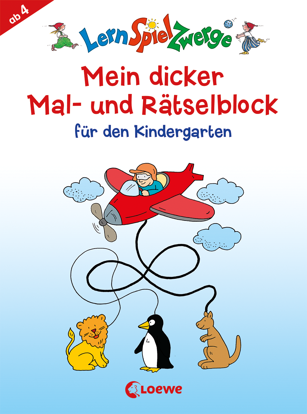LernSpielZwerge - Mein dicker Mal- und Rätselblock für den Kindergarten 9783785586495