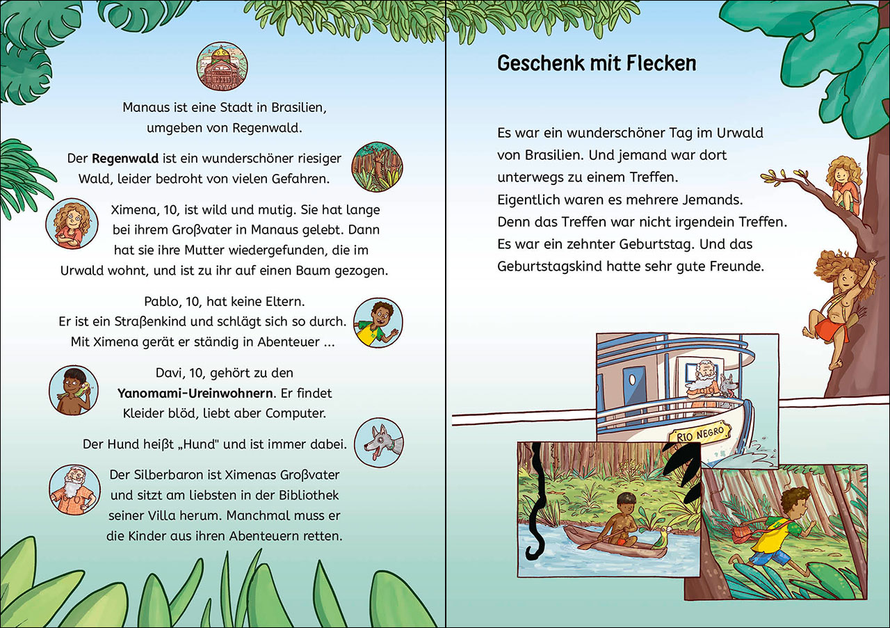 Leselöwen 3. Klasse - Amazonas-Detektive: Gefahr im Regenwald 9783743214910_1