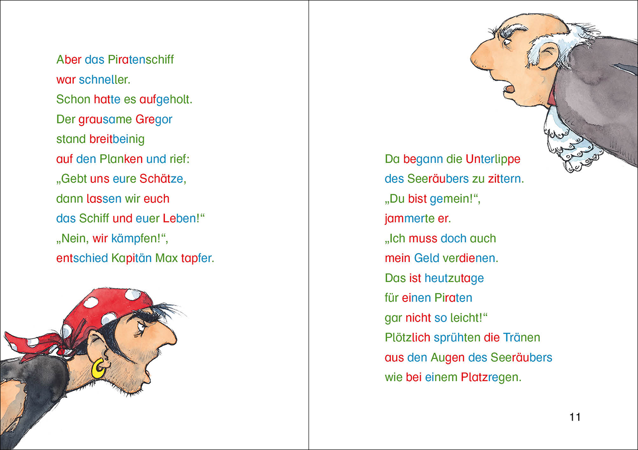 Silbengeschichten zum Lesenlernen - Piratengeschichten 9783743209152_3 Silbengeschichten zum Lesenlernen - Piratengeschichten 9783743209152_3
