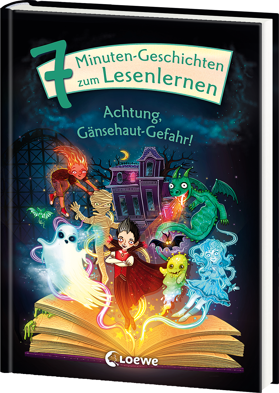 Leselöwen - Das Original - 7-Minuten-Geschichten zum Lesenlernen - Achtung, Gänsehaut-Gefahr! 9783743214262 Leselöwen - Das Original - 7-Minuten-Geschichten zum Lesenlernen - Achtung, Gänsehaut-Gefahr! 9783743214262